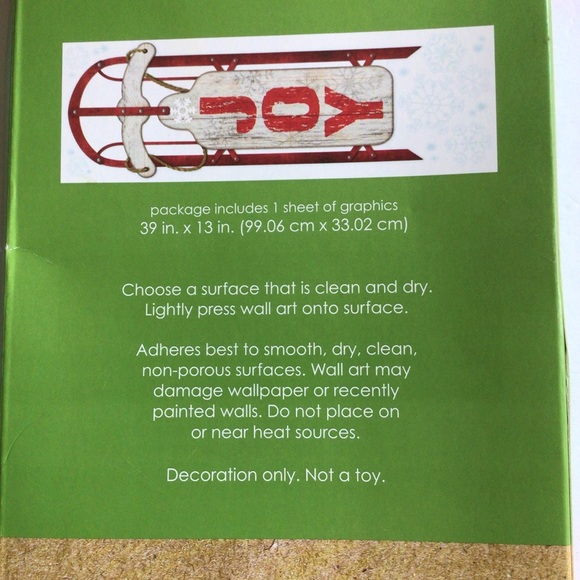 GIANT WALL DOOR WINDOW STATIC CLINGS FOR THE HOLIDAYS NWT - Picture 9 of 10